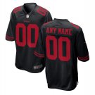 Custom Men's 49ers Limited Jersey Black