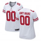 Custom Women's 49ers Limited Jersey White