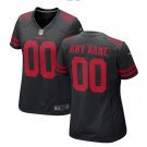 Custom Women's 49ers Limited Jersey Black