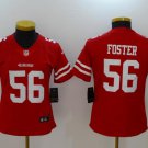 Women's Reuben Foster #56 49ers Limited Player Jersey Red