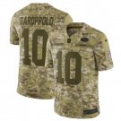 Men's Jimmy Garoppolo #10 49ers Salute to Service Limited Player Jersey Camo