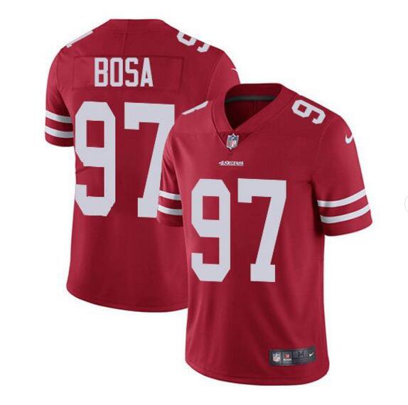 Men's Nick Bosa #97 49ers Limited Player Jersey Red