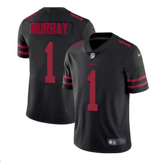 Men's Kyler Murray #1 49ers Limited Player Jersey Black