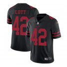 Men's Ronnie Lott #42 49ers Limited Player Jersey Black