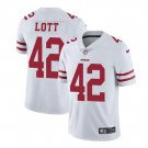 Men's Ronnie Lott #42 49ers Limited Player Jersey White