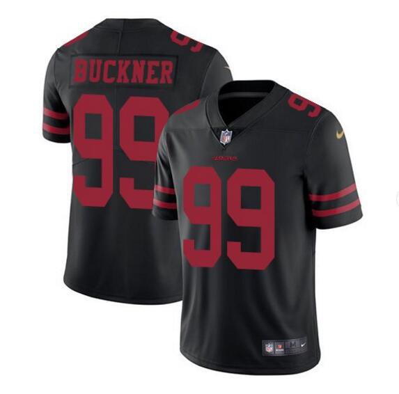 Men's DeForest Buckner #99 49ers Limited Player Jersey Black