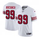 Men's DeForest Buckner #99 49ers Color Rush Limited Player Jersey White