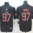 Men's Nick Bosa #97 49ers Limited Player Jersey Black Hyphenation