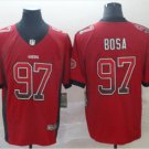 Men's Nick Bosa #97 49ers Limited Player Jersey Red Drift Fashion
