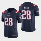Men's James White #28 Patriots Color Rush Limited Player Jersey Navy