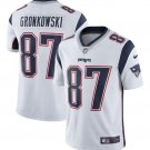 Men's Rob Gronkowski #87 Patriots Limited Player Jersey White