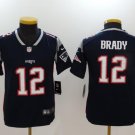 Youth Tom Brady #12 Patriots Limited Player Jersey Navy