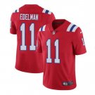Men's Julian Edelman #11 Patriots Limited Player Jersey Red