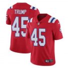 Men's Donald Trump #45 Patriots Limited Player Jersey Red