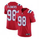 Men's Trey Flowers #98 Patriots Limited Player Jersey Red