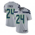 Men's Marshawn Lynch #24 Seahawks Limited Player Jersey Gray