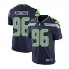 Men's Cortez Kennedy #96 Seahawks Limited Player Jersey Navy