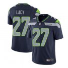 Men's Eddie Lacy #27 Seahawks Limited Player Jersey Navy