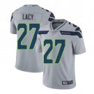 Men's Eddie Lacy #27 Seahawks Limited Player Jersey Gray
