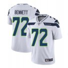 Men's Michael Bennett #72 Seahawks Limited Player Jersey White