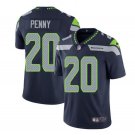 Men's Rashaad Penny #20 Seahawks Limited Player Jersey Navy