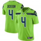 Men's Michael Dickson #4 Seahawks Color Rush Limited Player Jersey Neon Green
