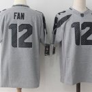 Men's FAN #12 Seahawks Limited Player Jersey Gray