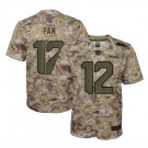 Youth FAN #12 Seahawks Salute to Service Limited Player Jersey Camo