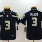 Youth Russell Wilson #3 Seahawks Limited Player Jersey Navy