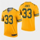 Men's Aaron Jones #33 Packers 2019 Inverted Legend Player Jersey Gold