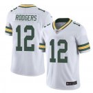 Men's Aaron Rodgers #12 Packers Limited Player Jersey White