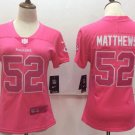 Women's Clay Matthews #52 Packers Limited Player Jersey Pink