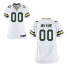 Custom Women's Packers Limited Jersey White
