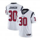 Men's Kevin Johnson #30 Texans Limited Player Jersey White