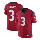 Men's Tom Savage #3 Texans Limited Player Jersey Red
