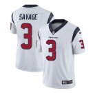 Men's Tom Savage #3 Texans Limited Player Jersey White