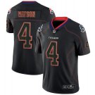 Men's Deshaun Watson #4 Texans Limited Player Jersey Black Shadow