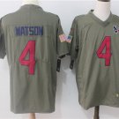 Men's Deshaun Watson #4 Texans Limited Player Jersey Olive