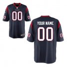 Custom Men's Texans Limited Jersey Navy