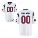Custom Men's Texans Limited Jersey White