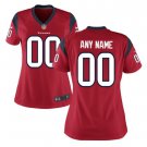 Custom Women's Texans Limited Jersey Red