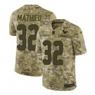 Men's Tyrann Mathieu #32 Texans Salute to Service Limited Player Jersey Camo