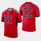 Men's Derrick Henry #22 Titans Inverted Legend Player Jersey Red