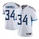 Men's Earl Campbell #34 Titans Limited Player Jersey White