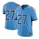 Men's Eddie George #27 Titans Limited Player Jersey Light Blue
