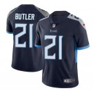 Men's Malcolm Butler #21 Titans Limited Player Jersey Navy