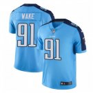 Men's Cameron Wake #91 Titans Color Rush Limited Player Jersey Light Blue