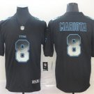 Men's Marcus Mariota #8 Titans 2019 Limited Player Jersey Black Smoke Fashion