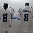 Men's Marcus Mariota #8 Titans Limited Player Jersey White