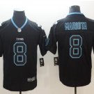 Men's Marcus Mariota #8 Titans Limited Player Jersey Black Shadow